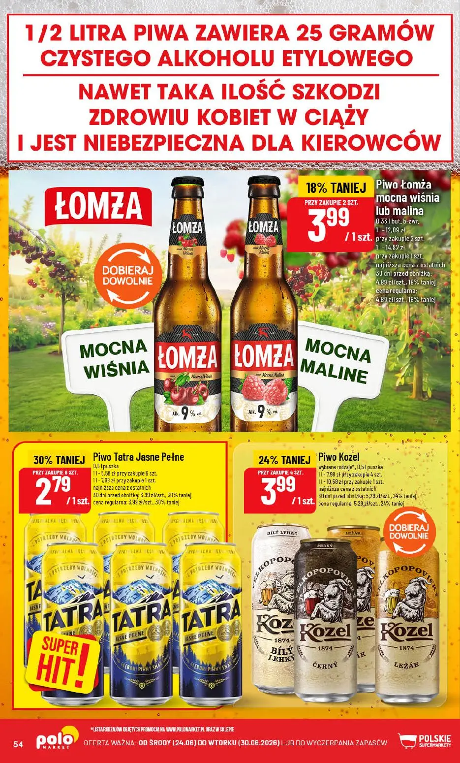 gazetka promocyjna POLOmarket Wakacyjna LOTERIA - wygraj paliwo 🚗 - Strona 54