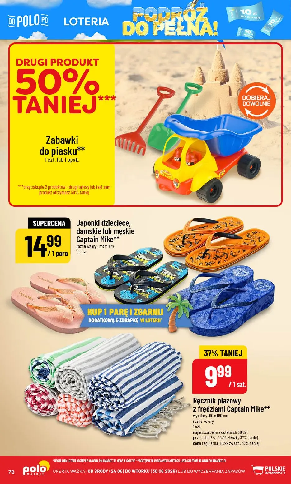 gazetka promocyjna POLOmarket Wakacyjna LOTERIA - wygraj paliwo 🚗 - Strona 70