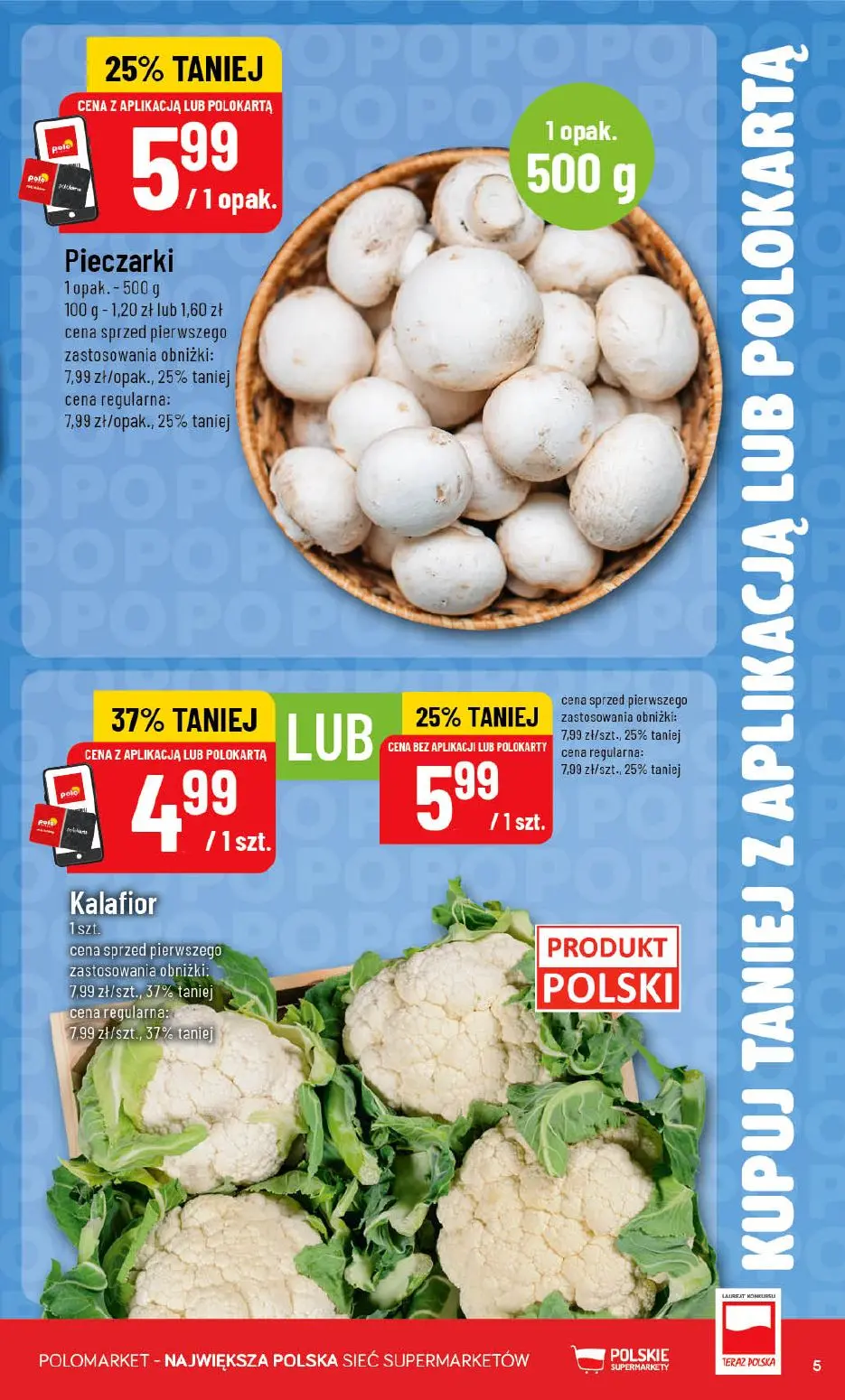 gazetka promocyjna POLOmarket Taniej z apką i POLOkartą! - Strona 5