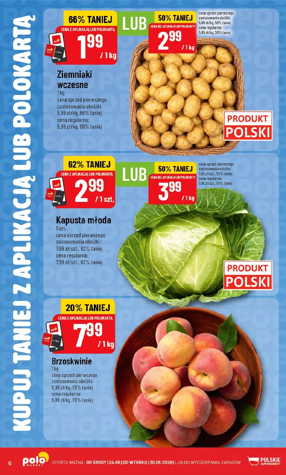 gazetka promocyjna POLOmarket Taniej z apką i POLOkartą! - Strona 6