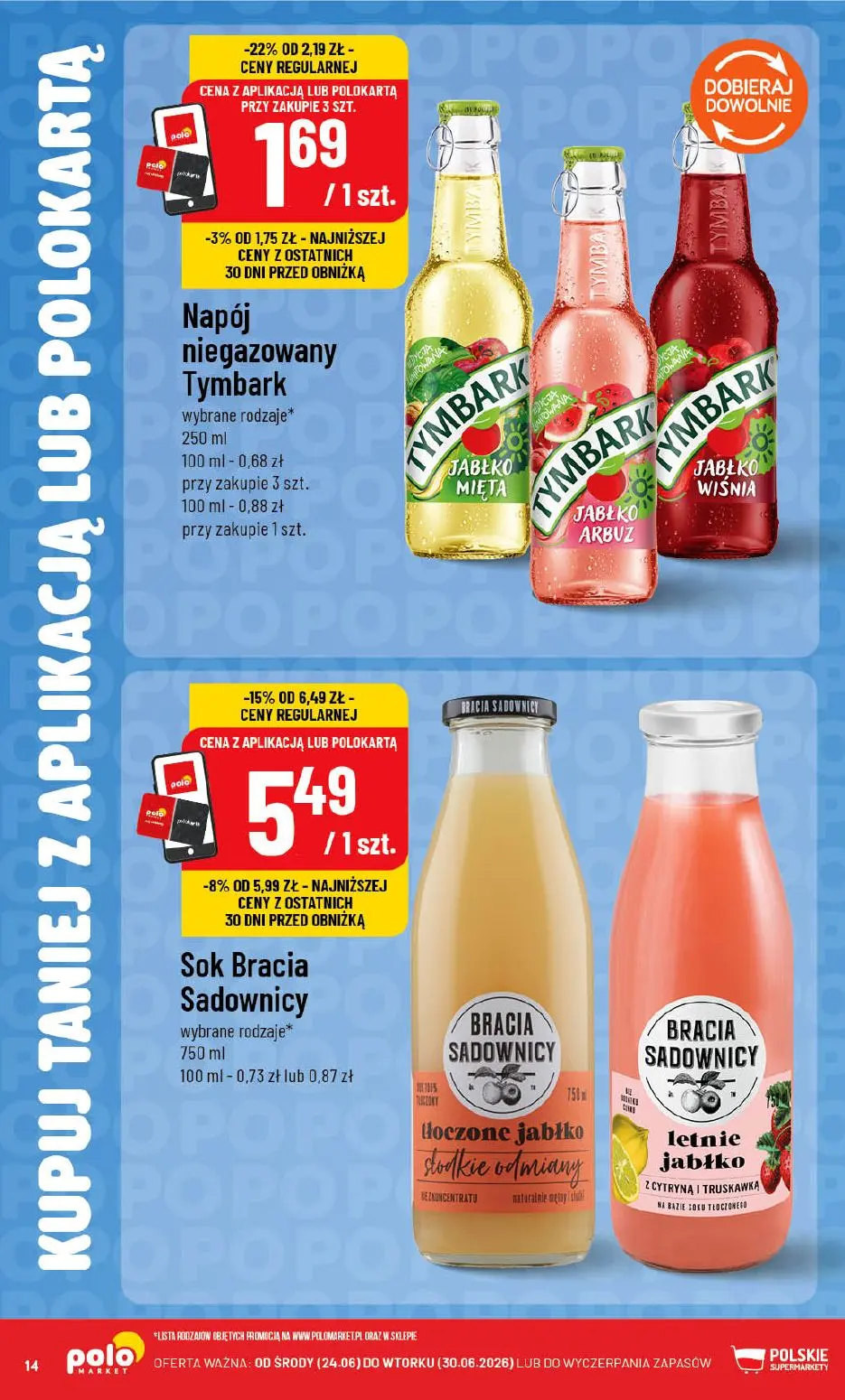 gazetka promocyjna POLOmarket Taniej z apką i POLOkartą! - Strona 14