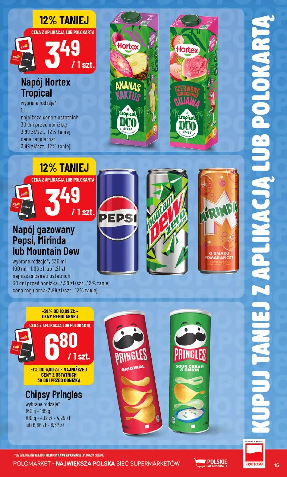gazetka promocyjna POLOmarket Taniej z apką i POLOkartą! - Strona 15