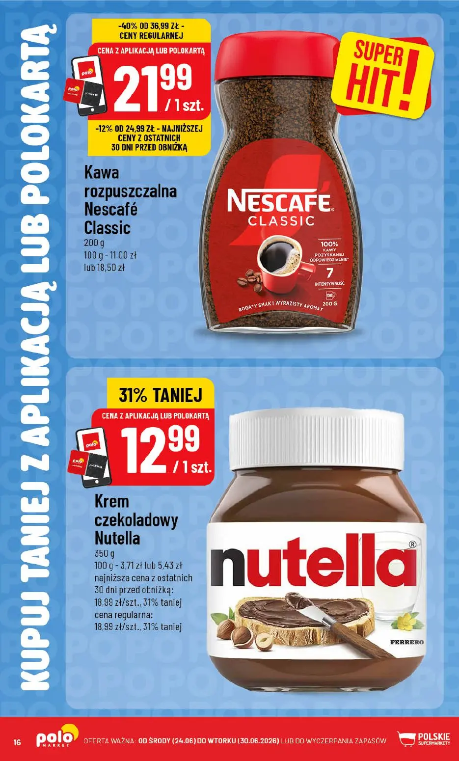 gazetka promocyjna POLOmarket Taniej z apką i POLOkartą! - Strona 16