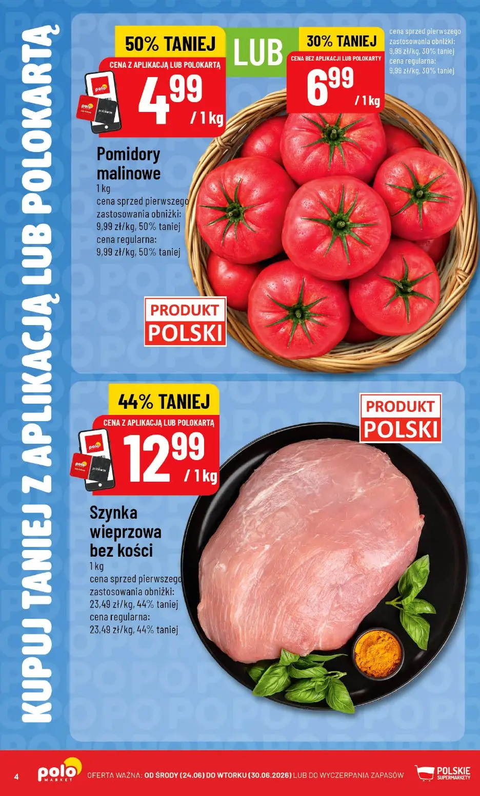 gazetka promocyjna POLOmarket Taniej z apką i POLOkartą! - Strona 4