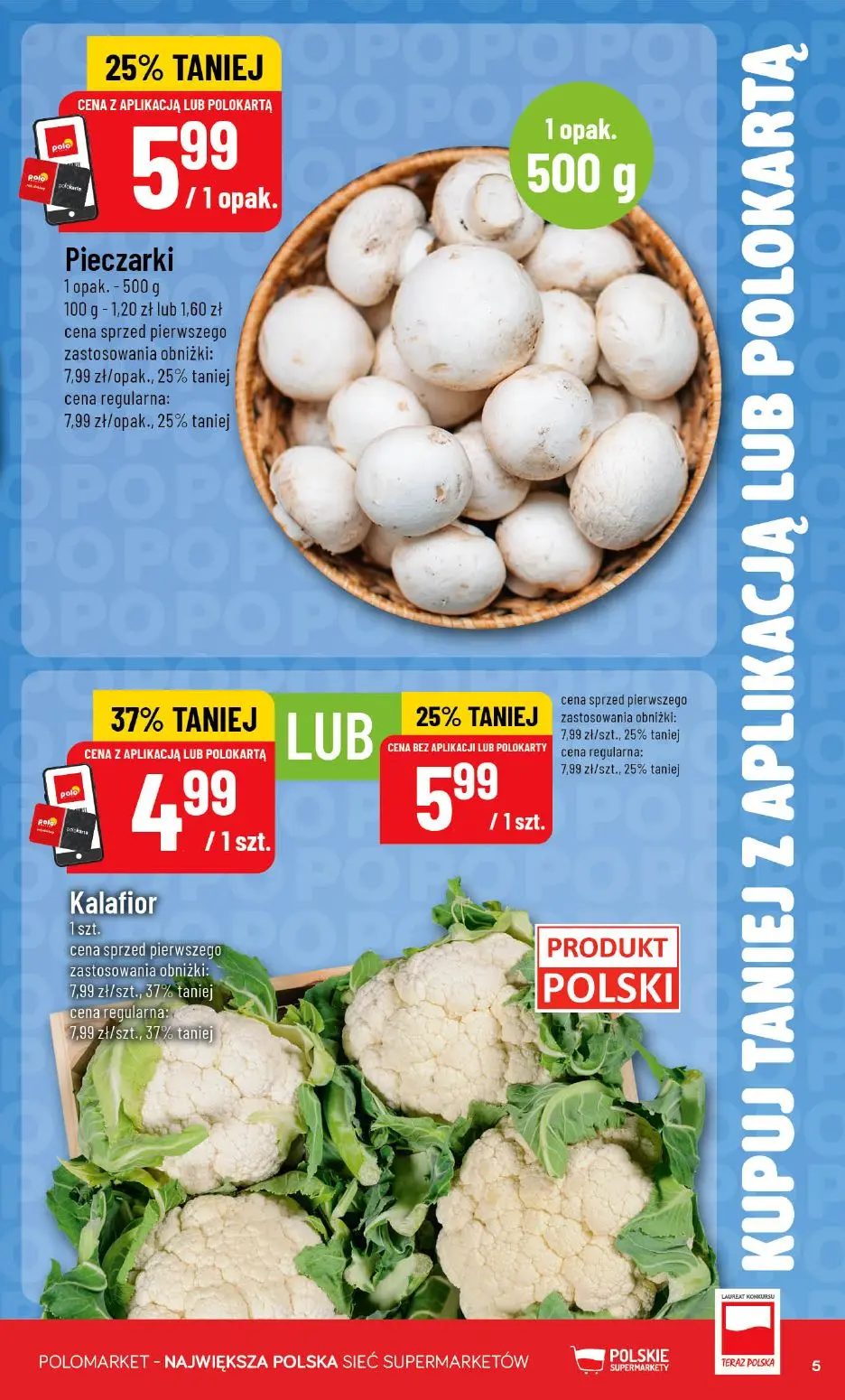 gazetka promocyjna POLOmarket Taniej z apką i POLOkartą! - Strona 5