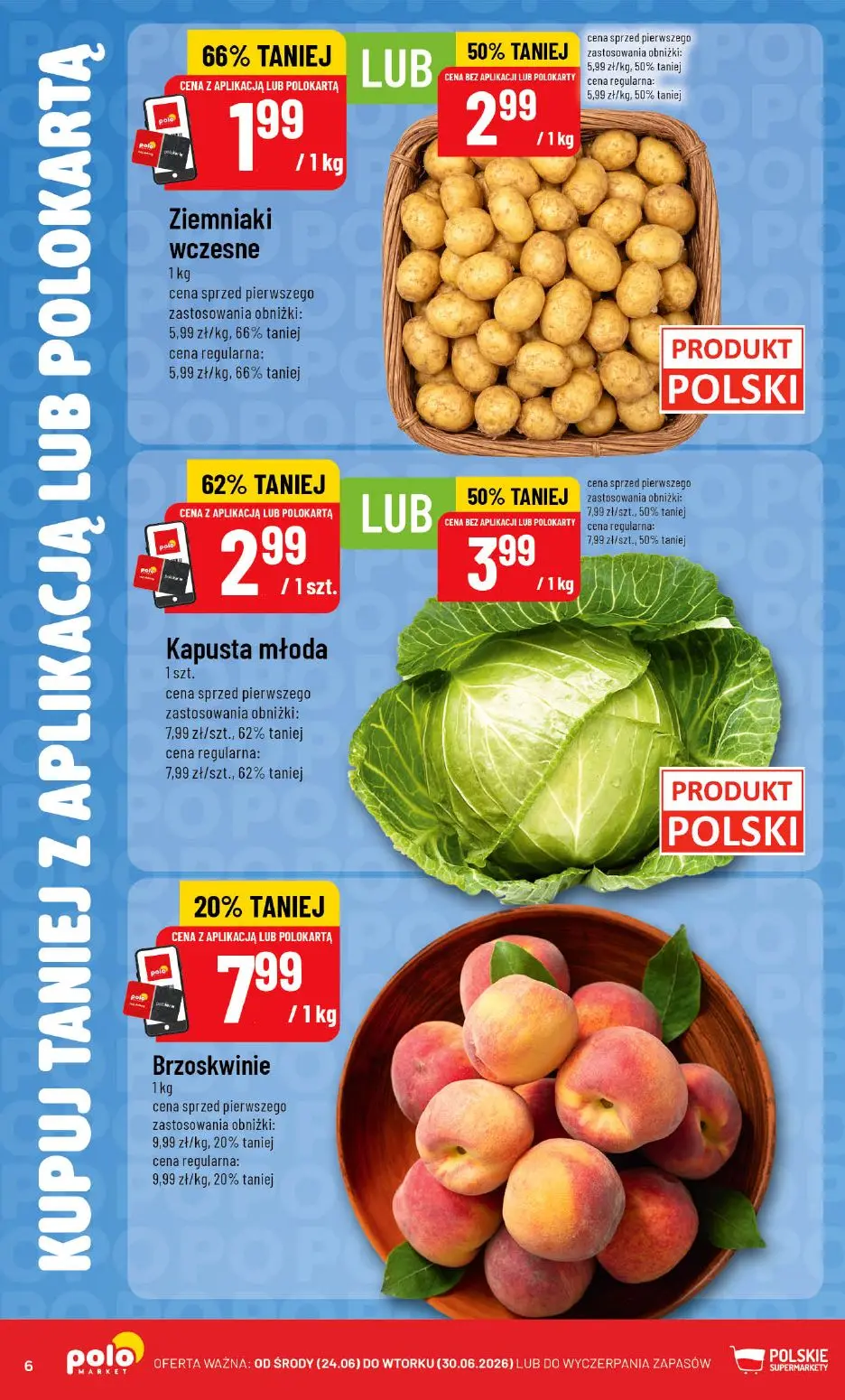 gazetka promocyjna POLOmarket Taniej z apką i POLOkartą! - Strona 6