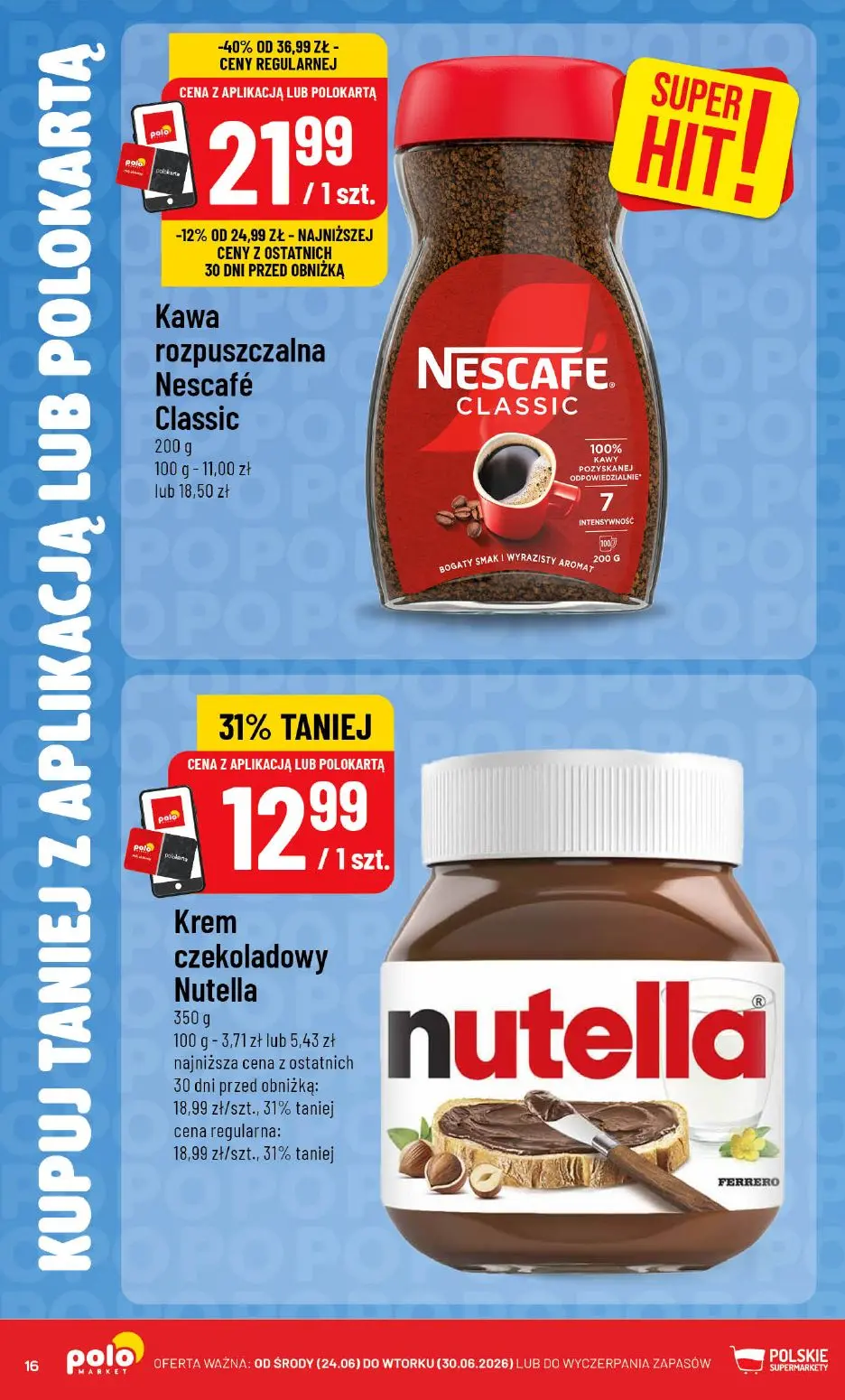 gazetka promocyjna POLOmarket Taniej z apką i POLOkartą! - Strona 16