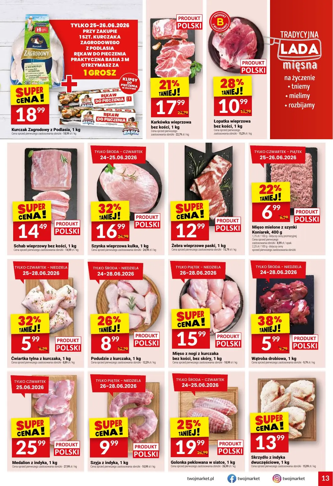 gazetka promocyjna Twój Market  - Strona 13