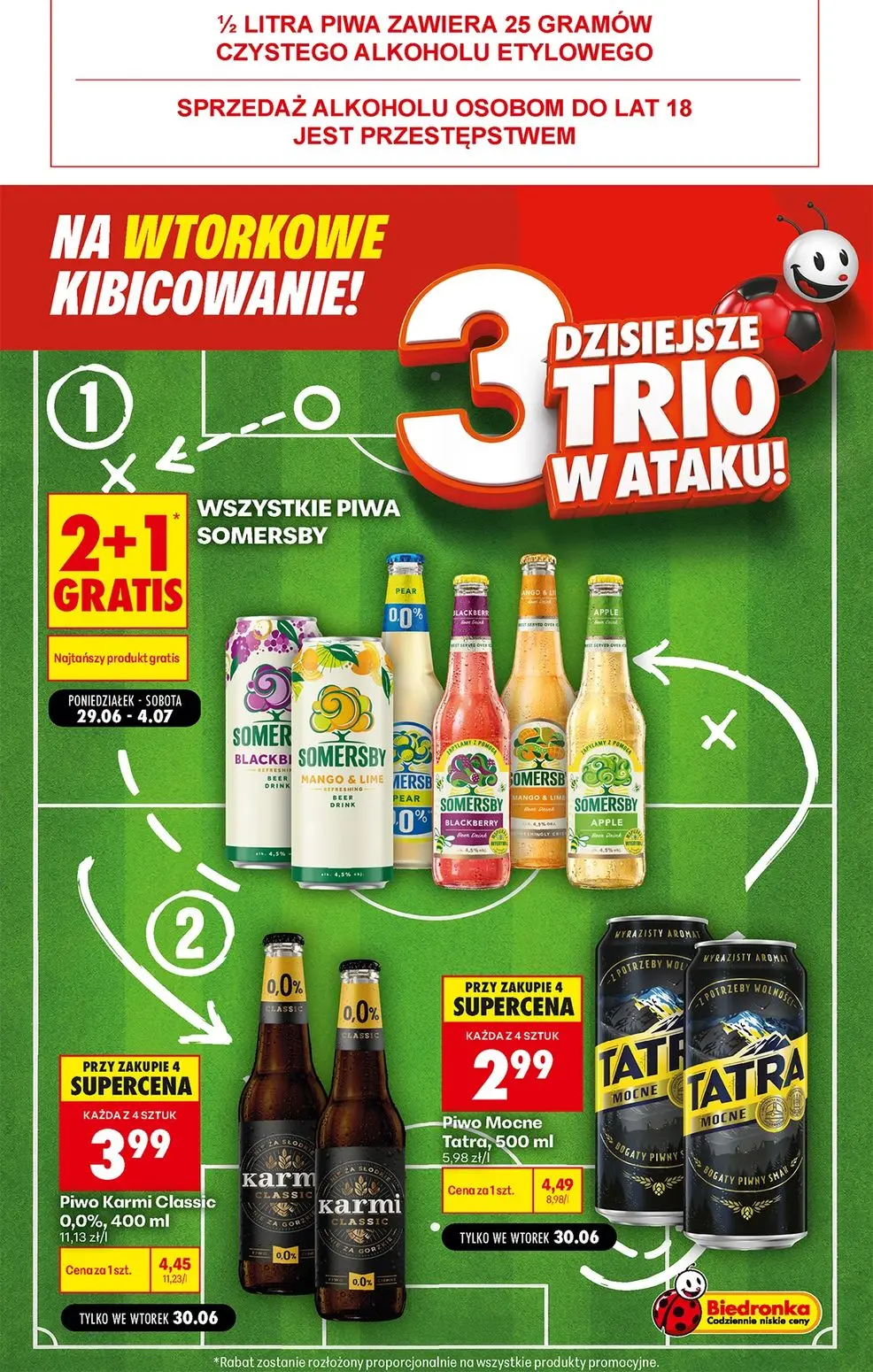 gazetka promocyjna Biedronka Wtorkowe kibicowanie - Strona 2
