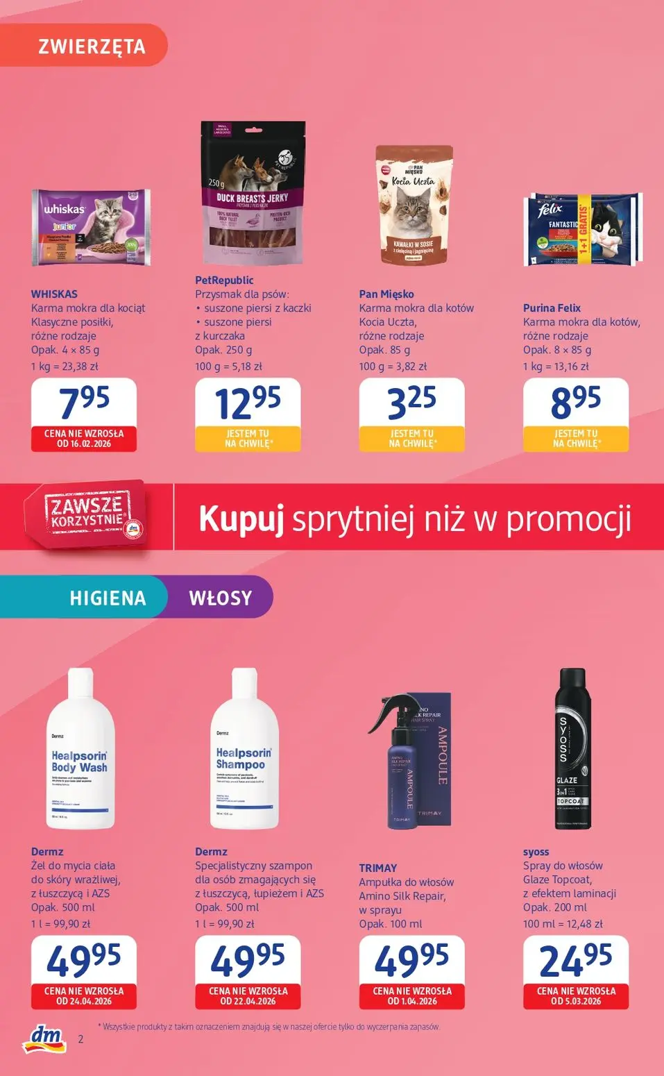 gazetka promocyjna Drogeria dm Kupuj sprytniej niż w promocji - Strona 2
