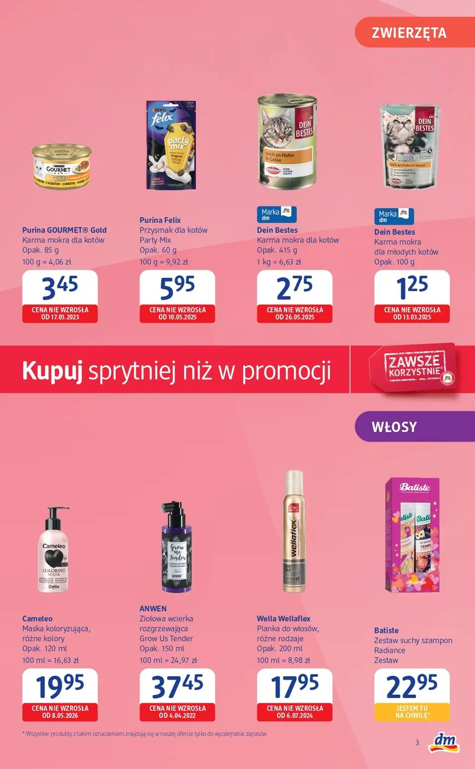gazetka promocyjna Drogeria dm Kupuj sprytniej niż w promocji - Strona 3