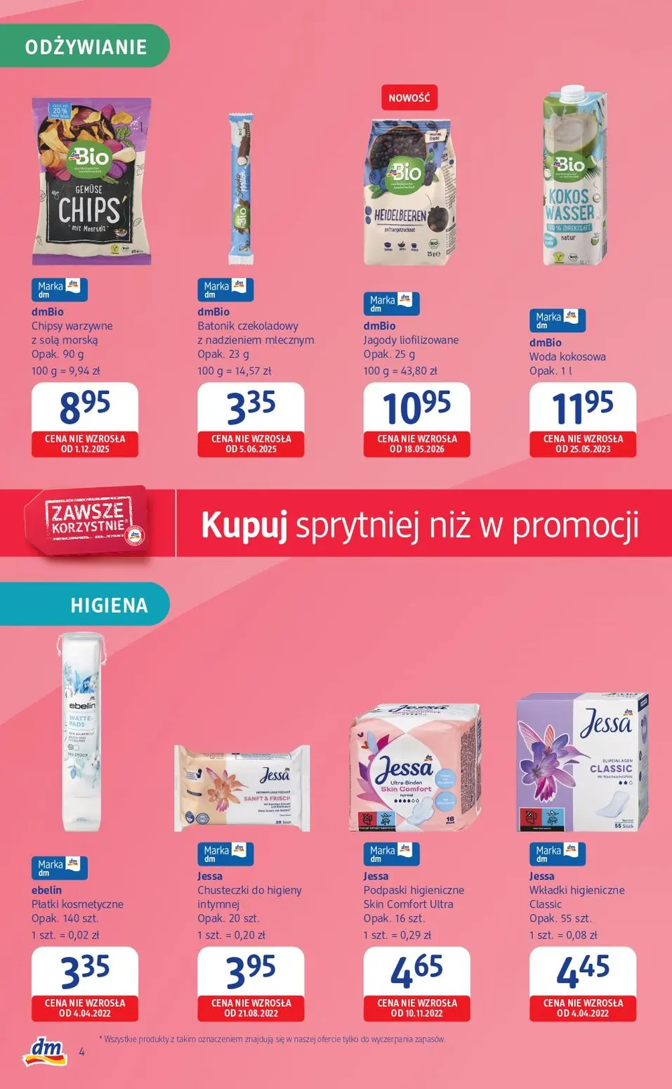 gazetka promocyjna Drogeria dm Kupuj sprytniej niż w promocji - Strona 4