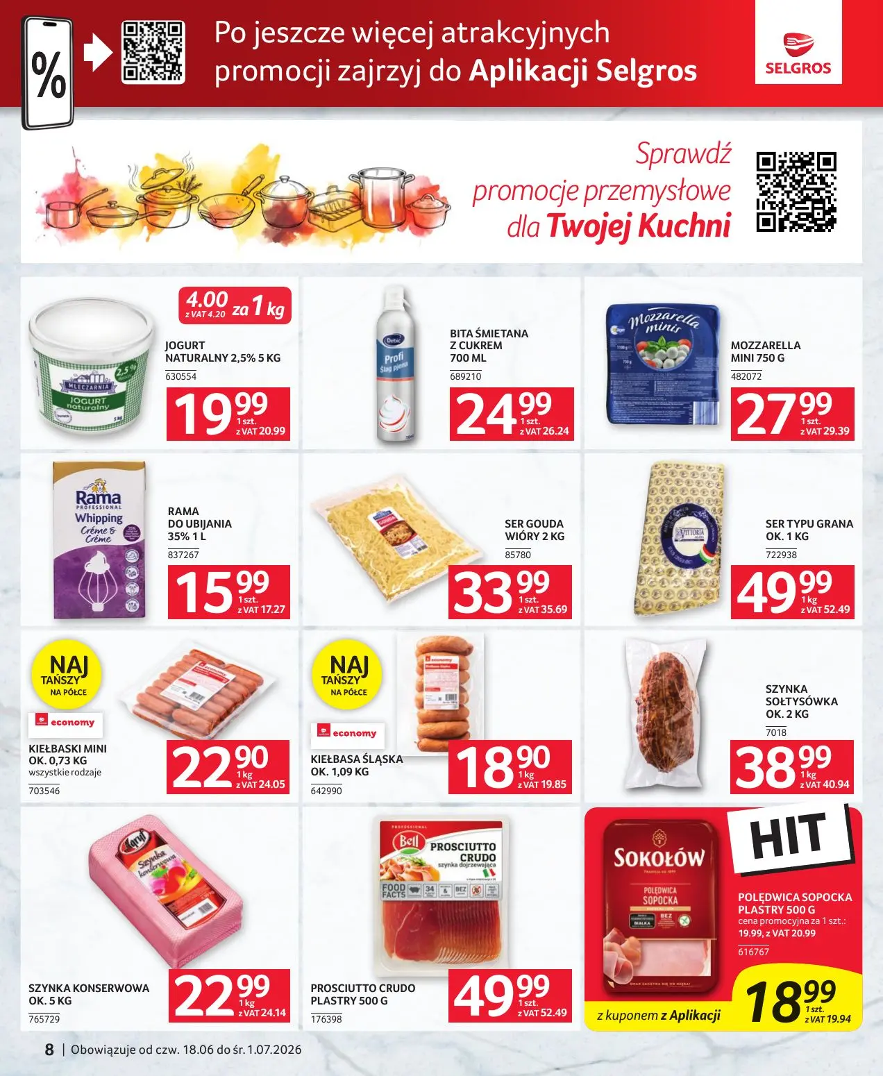 gazetka promocyjna SELGROS Oferta dla gastronomii - Strona 8