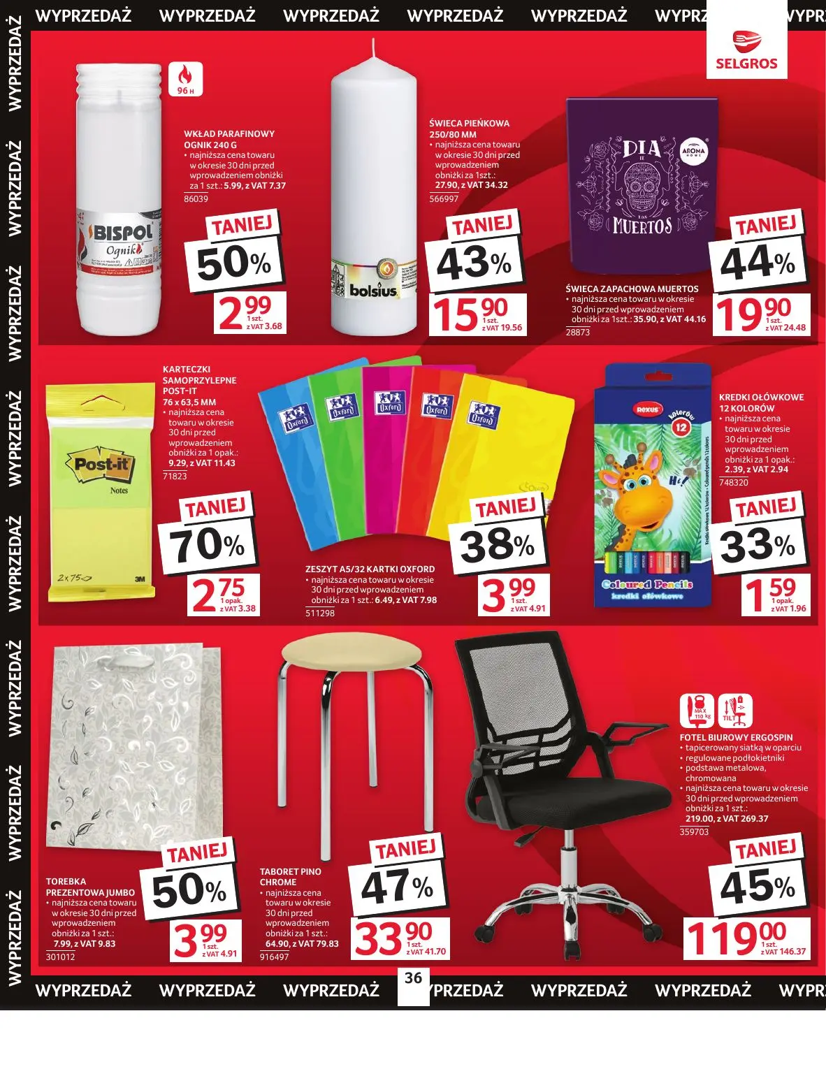 gazetka promocyjna SELGROS Oferta przemysłowa - Strona 38