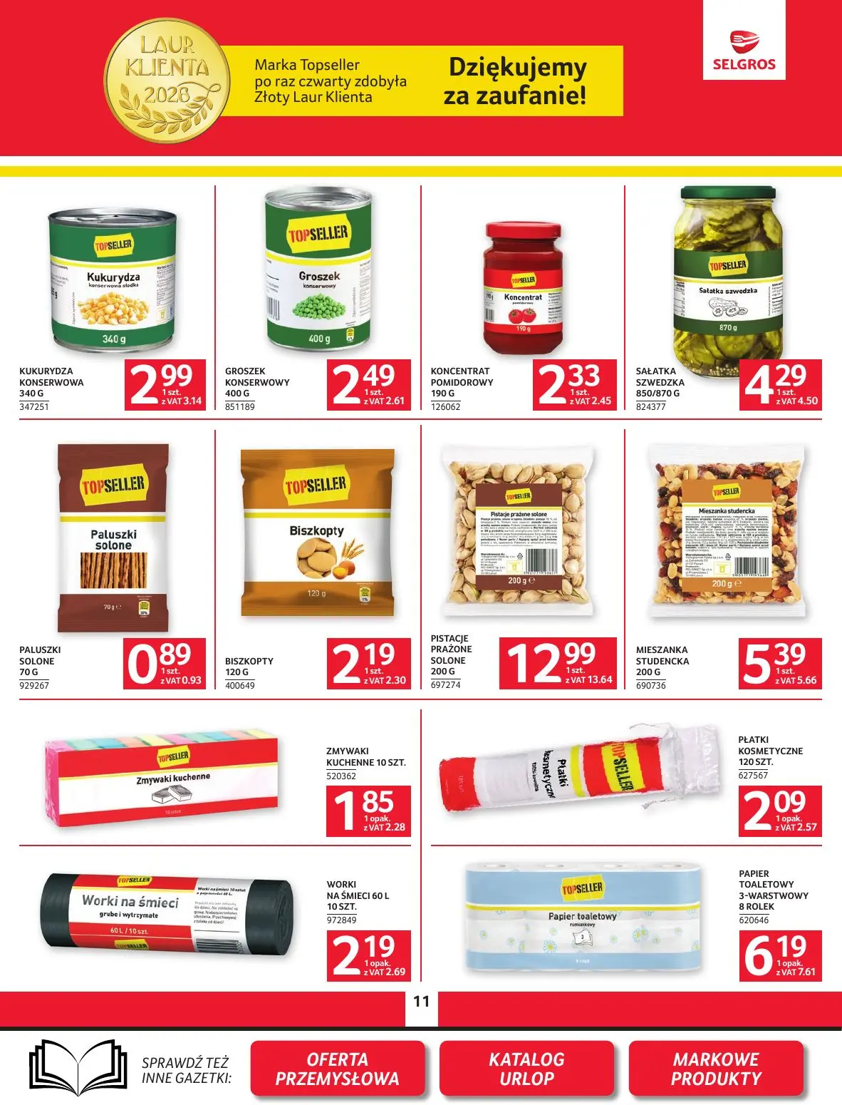 gazetka promocyjna SELGROS Oferta spożywcza - Strona 11