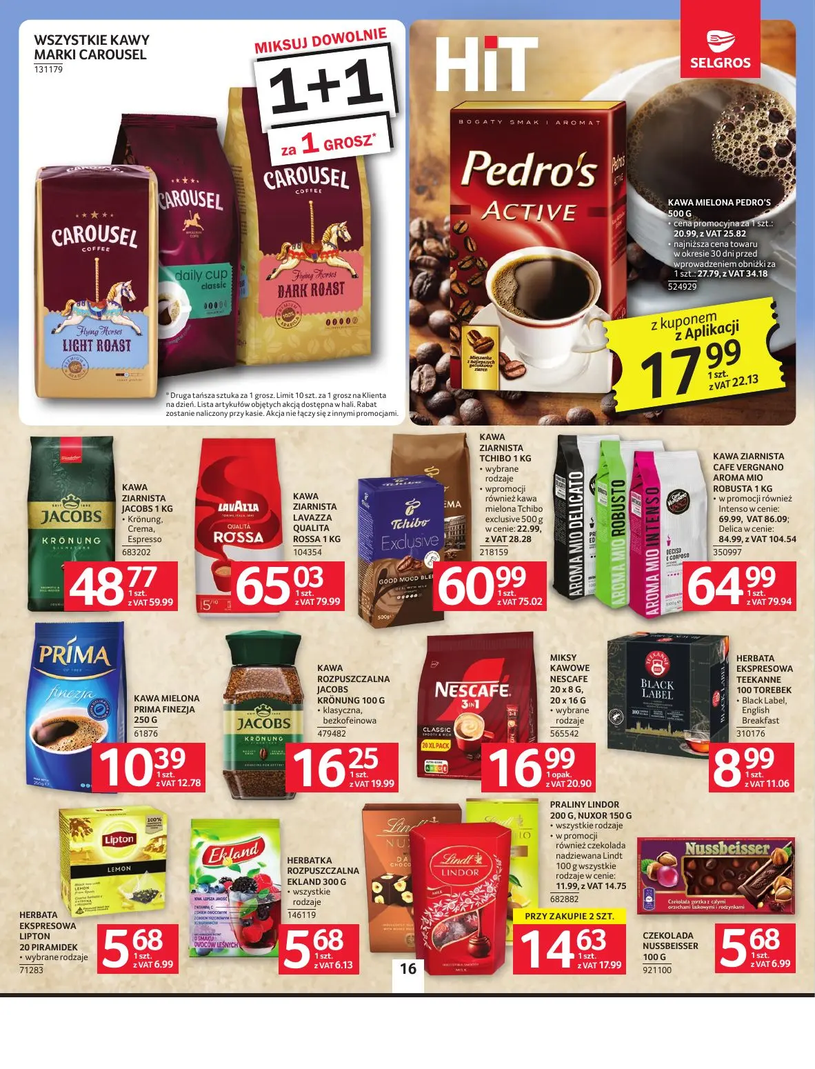 gazetka promocyjna SELGROS Oferta spożywcza - Strona 16