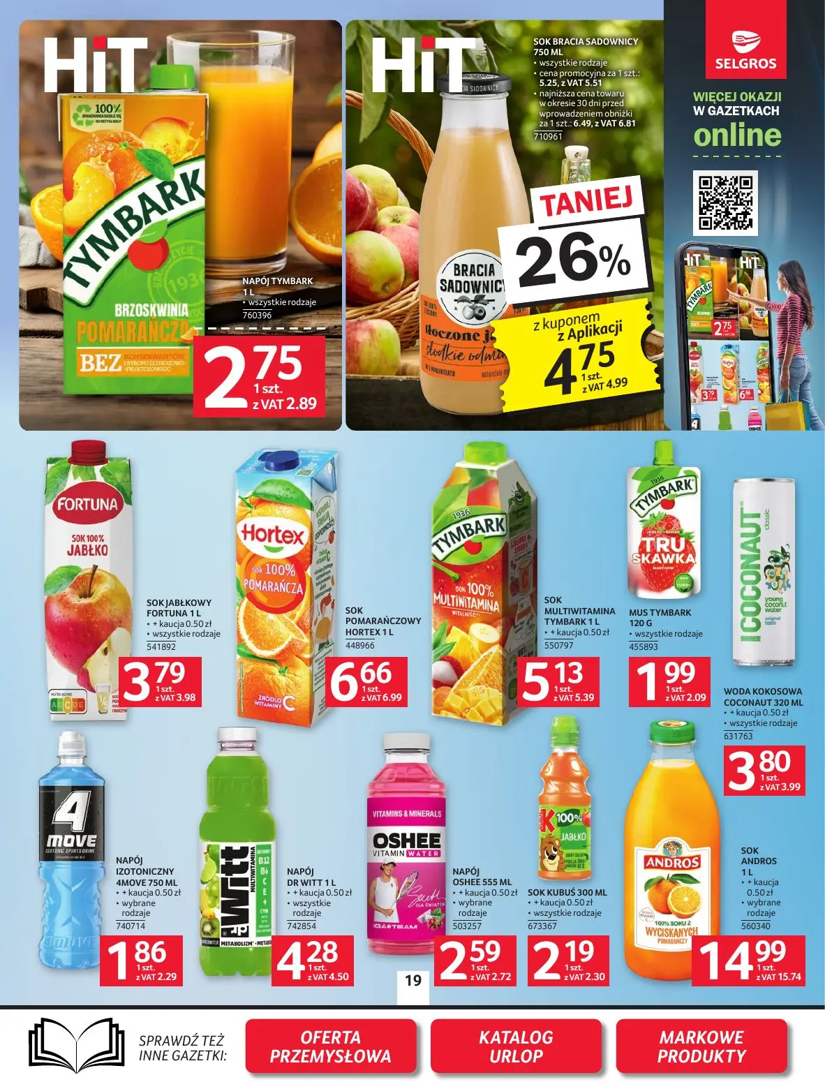 gazetka promocyjna SELGROS Oferta spożywcza - Strona 19
