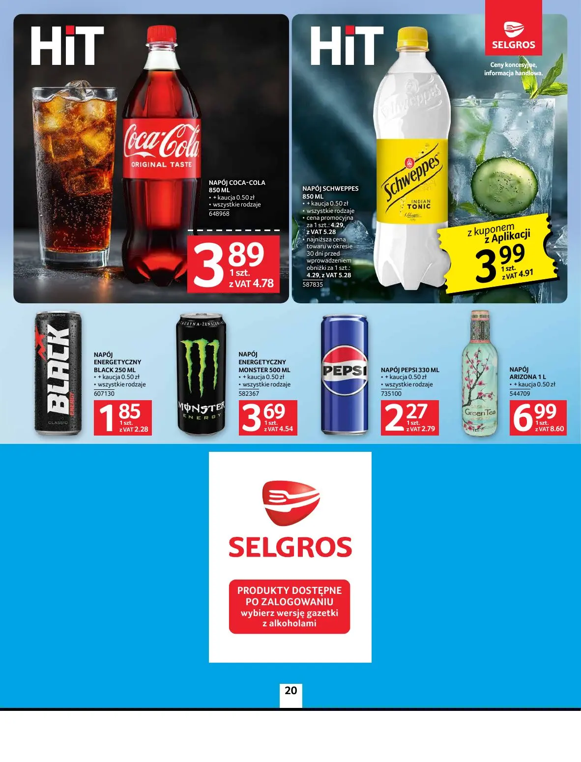 gazetka promocyjna SELGROS Oferta spożywcza - Strona 20