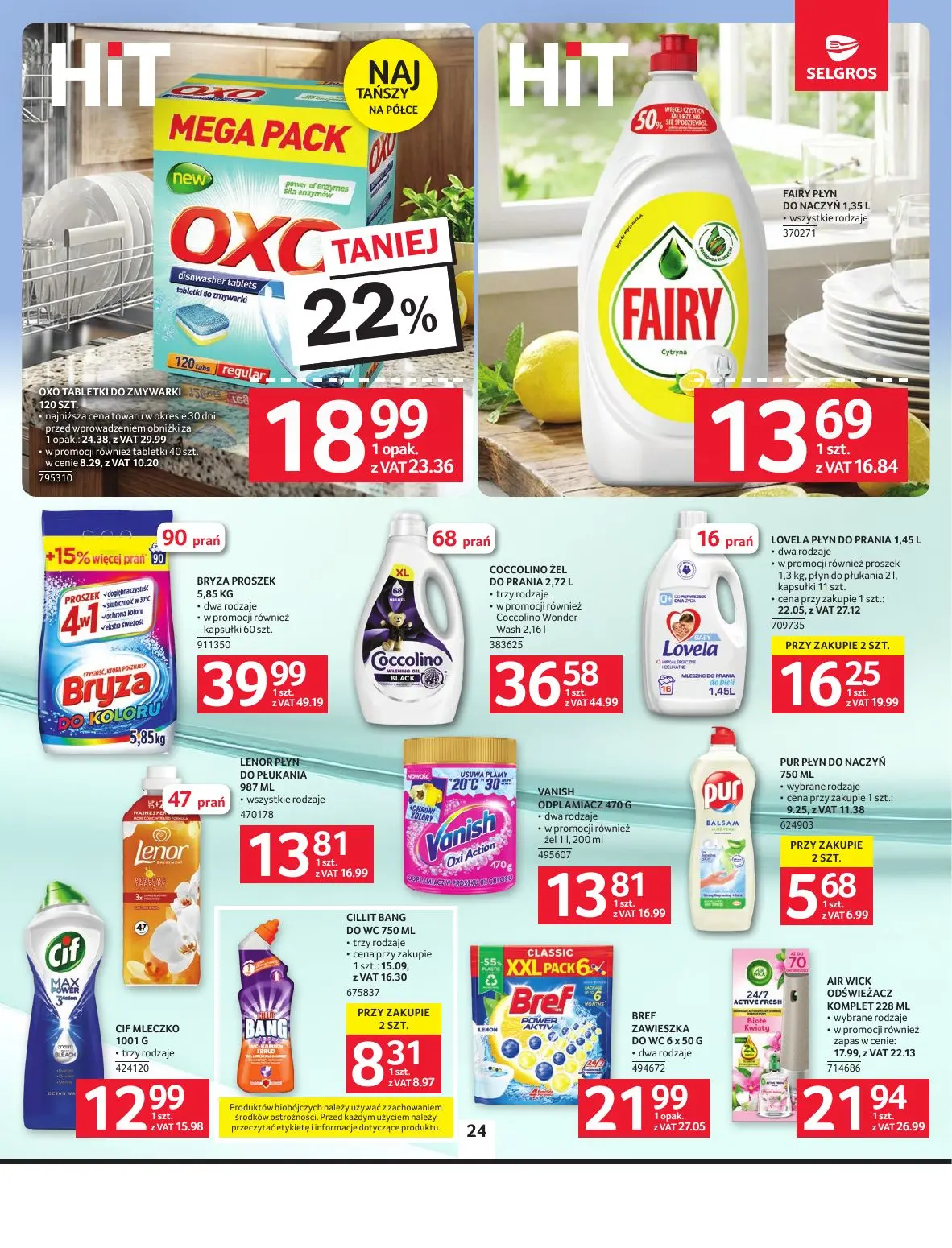 gazetka promocyjna SELGROS Oferta spożywcza - Strona 22