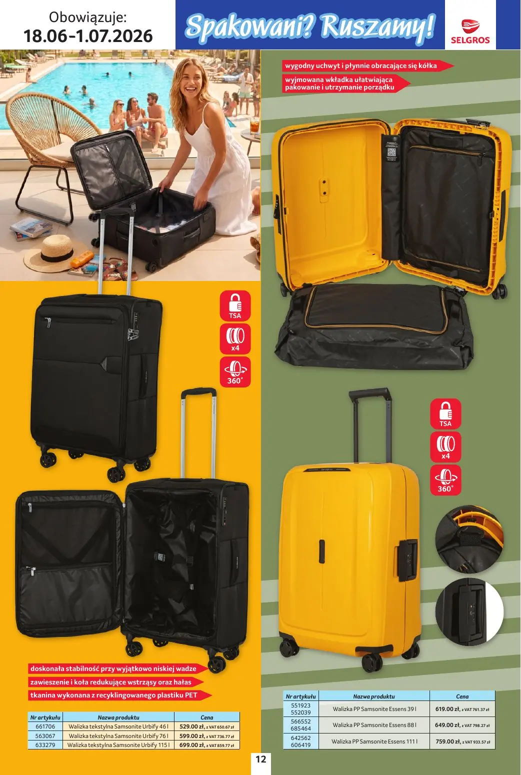 gazetka promocyjna SELGROS Katalog Urlop - Strona 12