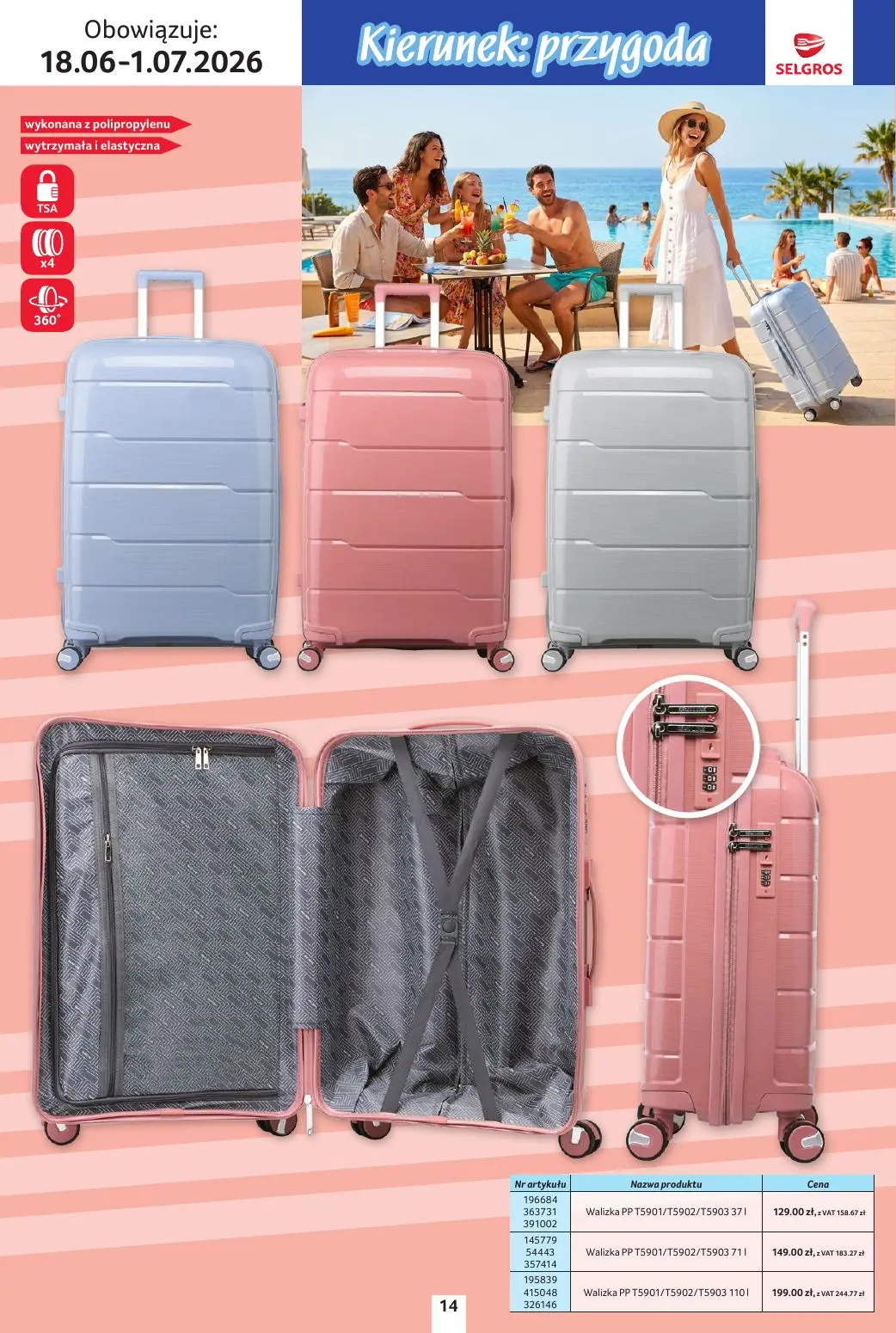 gazetka promocyjna SELGROS Katalog Urlop - Strona 14