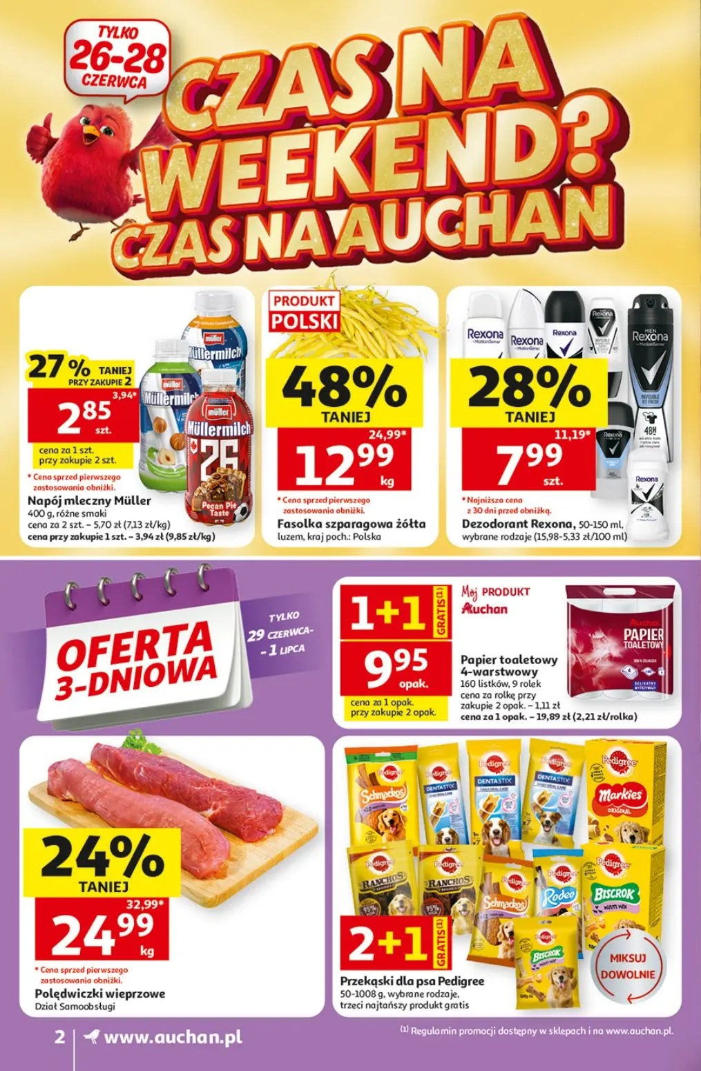 gazetka promocyjna Auchan Supermarket Oszczędni doceniają wielki wybór  - Strona 2