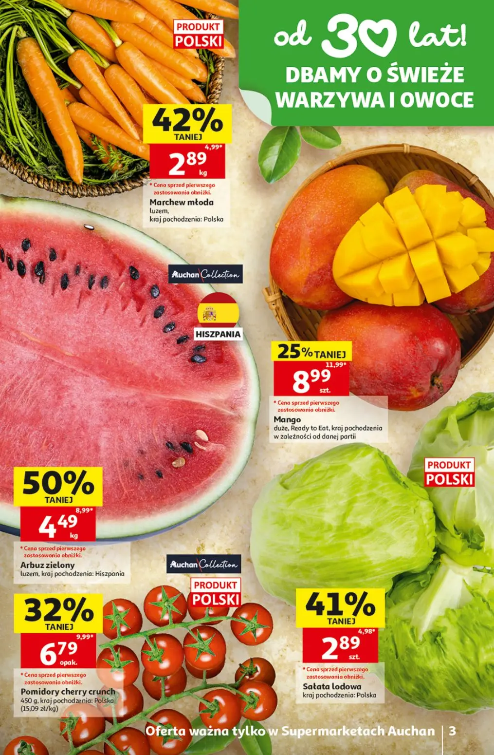 gazetka promocyjna Auchan Supermarket Oszczędni doceniają wielki wybór  - Strona 3