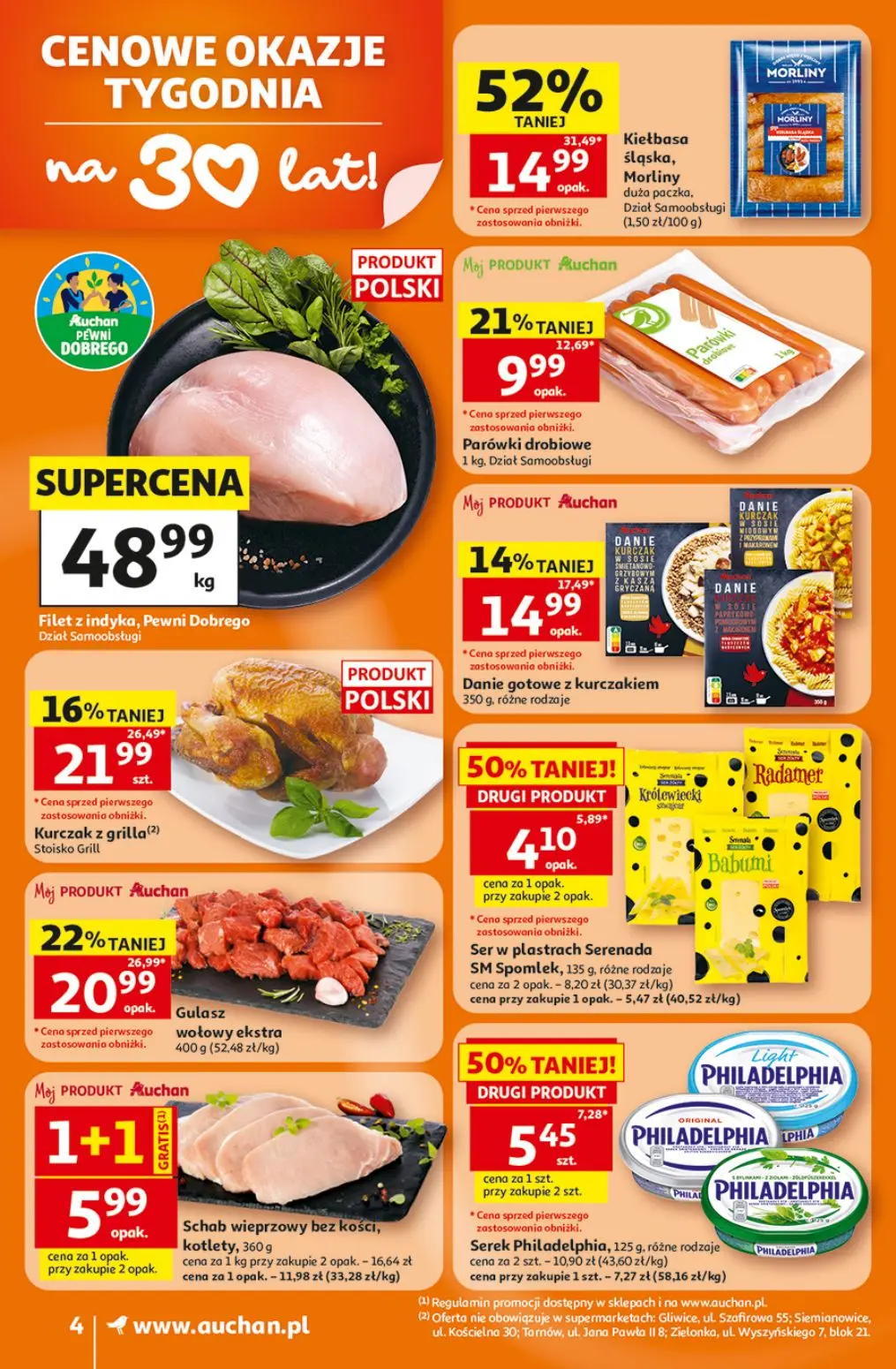 gazetka promocyjna Auchan Supermarket Oszczędni doceniają wielki wybór  - Strona 4