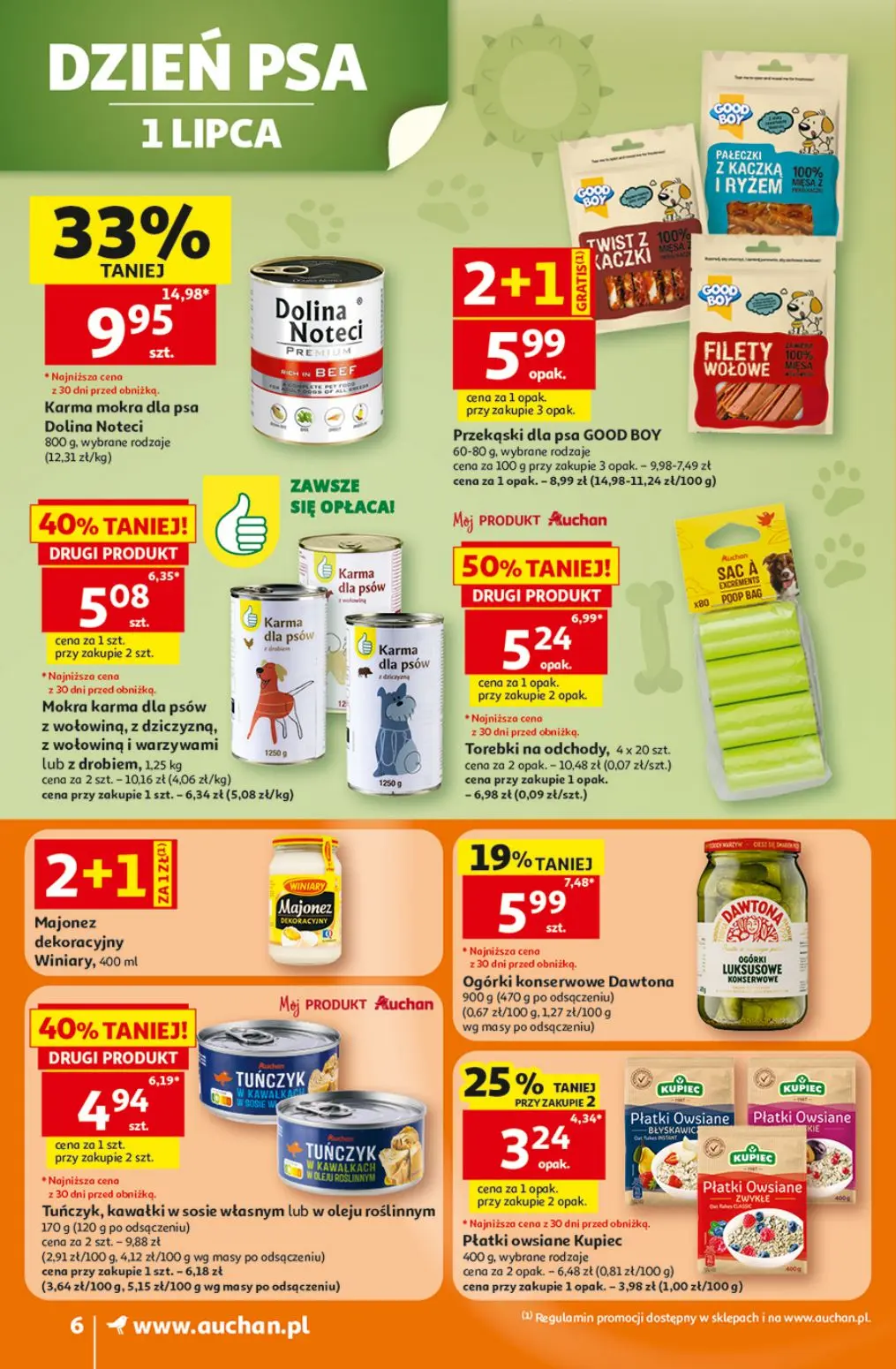 gazetka promocyjna Auchan Supermarket Oszczędni doceniają wielki wybór  - Strona 6