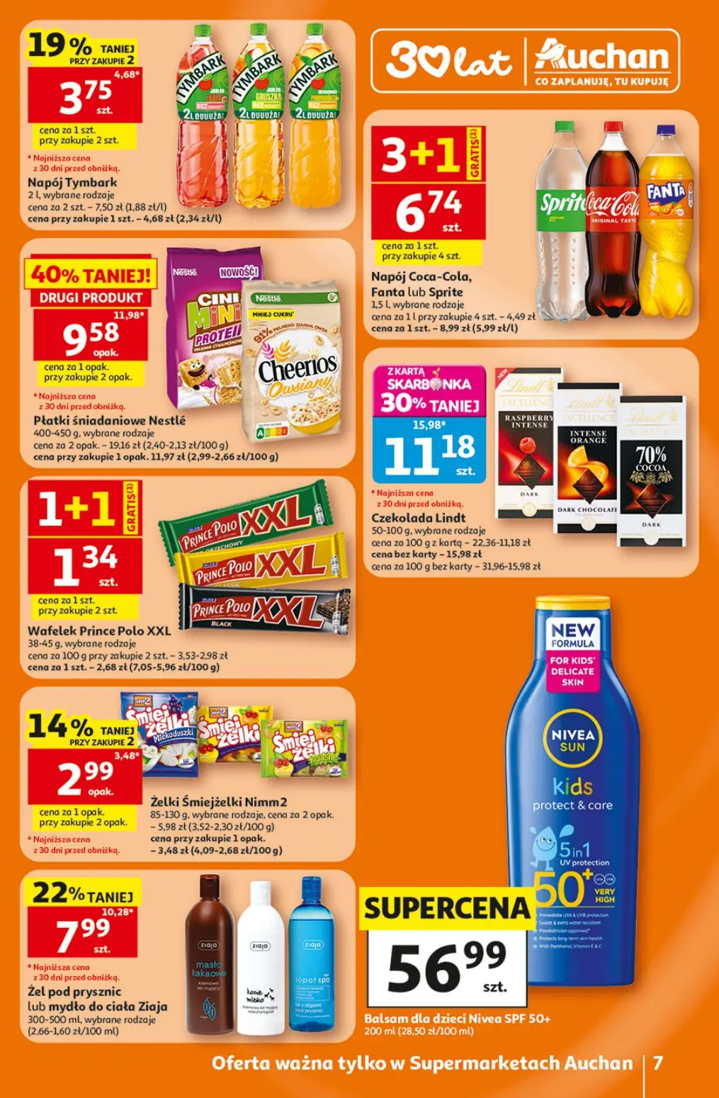 gazetka promocyjna Auchan Supermarket Oszczędni doceniają wielki wybór  - Strona 7