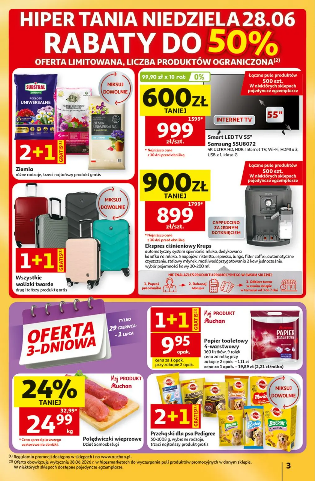 gazetka promocyjna Auchan Oszczędni doceniają wielki wybór  - Strona 3