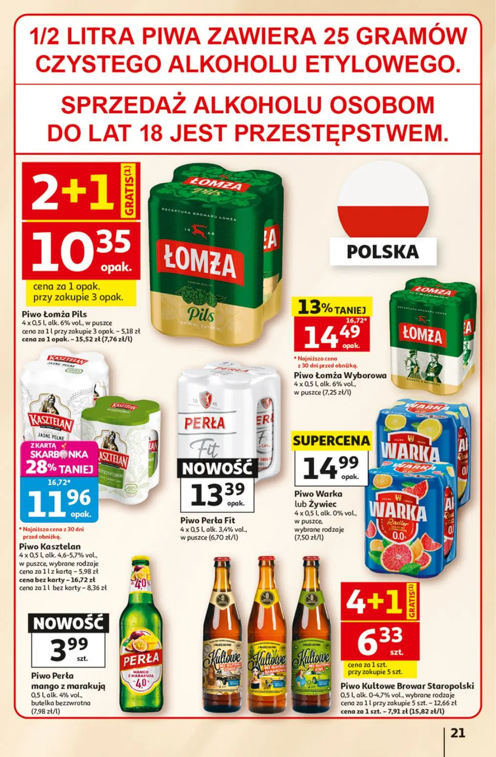 gazetka promocyjna Auchan Oszczędni doceniają wielki wybór  - Strona 21