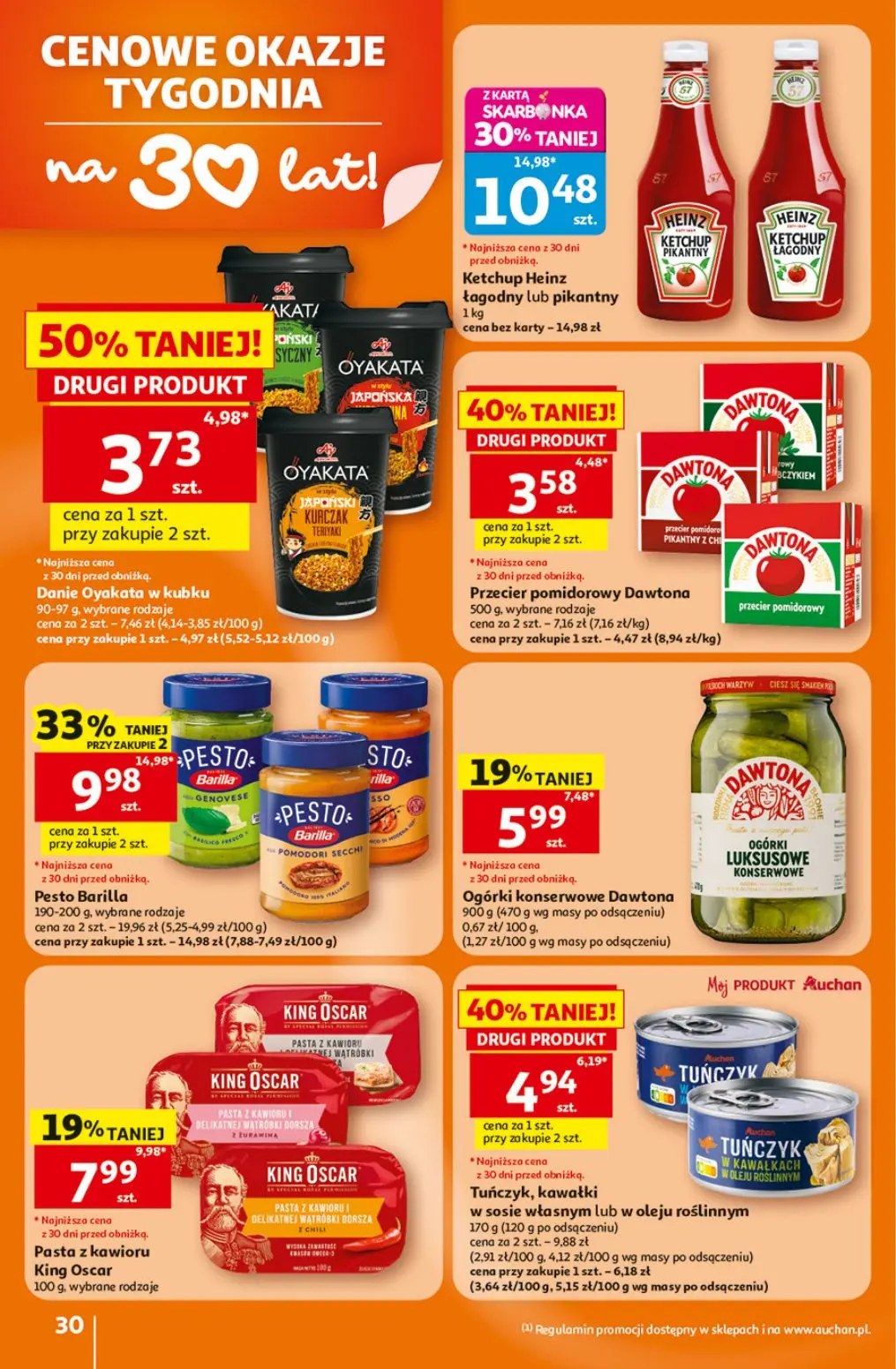 gazetka promocyjna Auchan Oszczędni doceniają wielki wybór  - Strona 30
