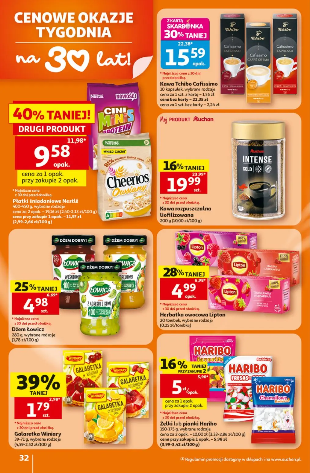gazetka promocyjna Auchan Oszczędni doceniają wielki wybór  - Strona 32
