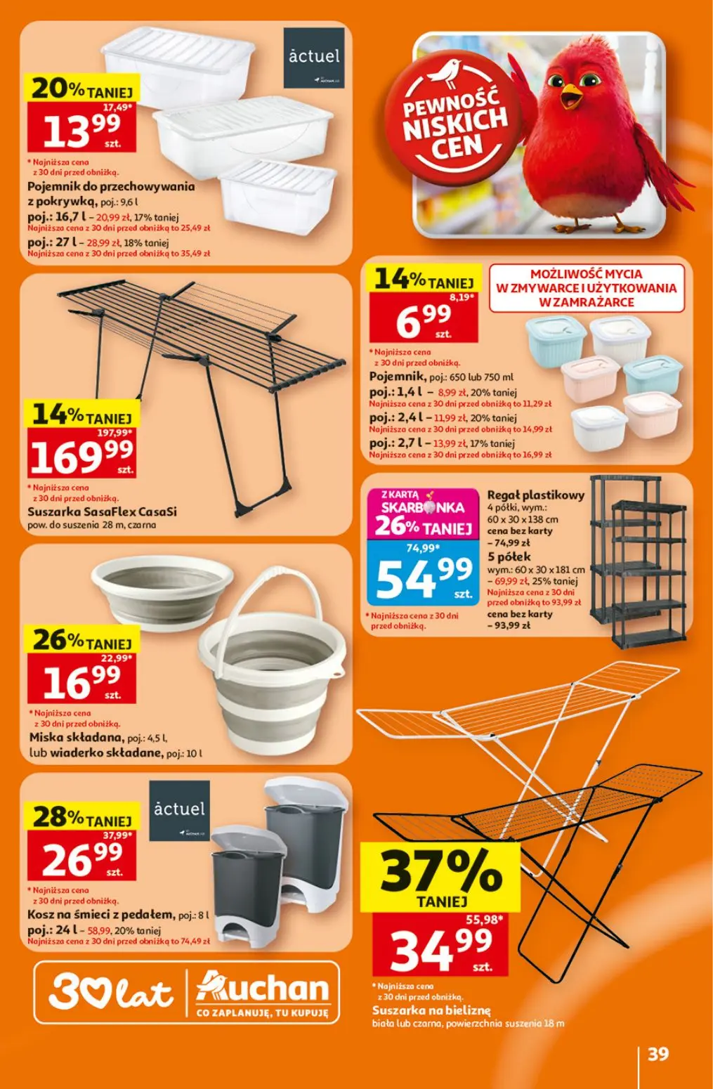 gazetka promocyjna Auchan Oszczędni doceniają wielki wybór  - Strona 39