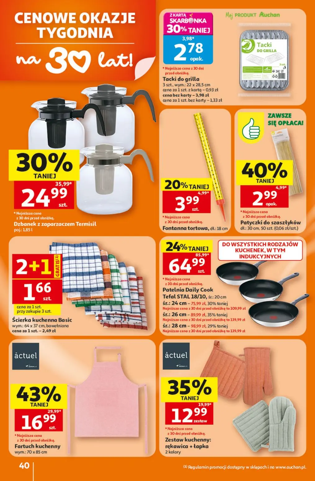gazetka promocyjna Auchan Oszczędni doceniają wielki wybór  - Strona 40