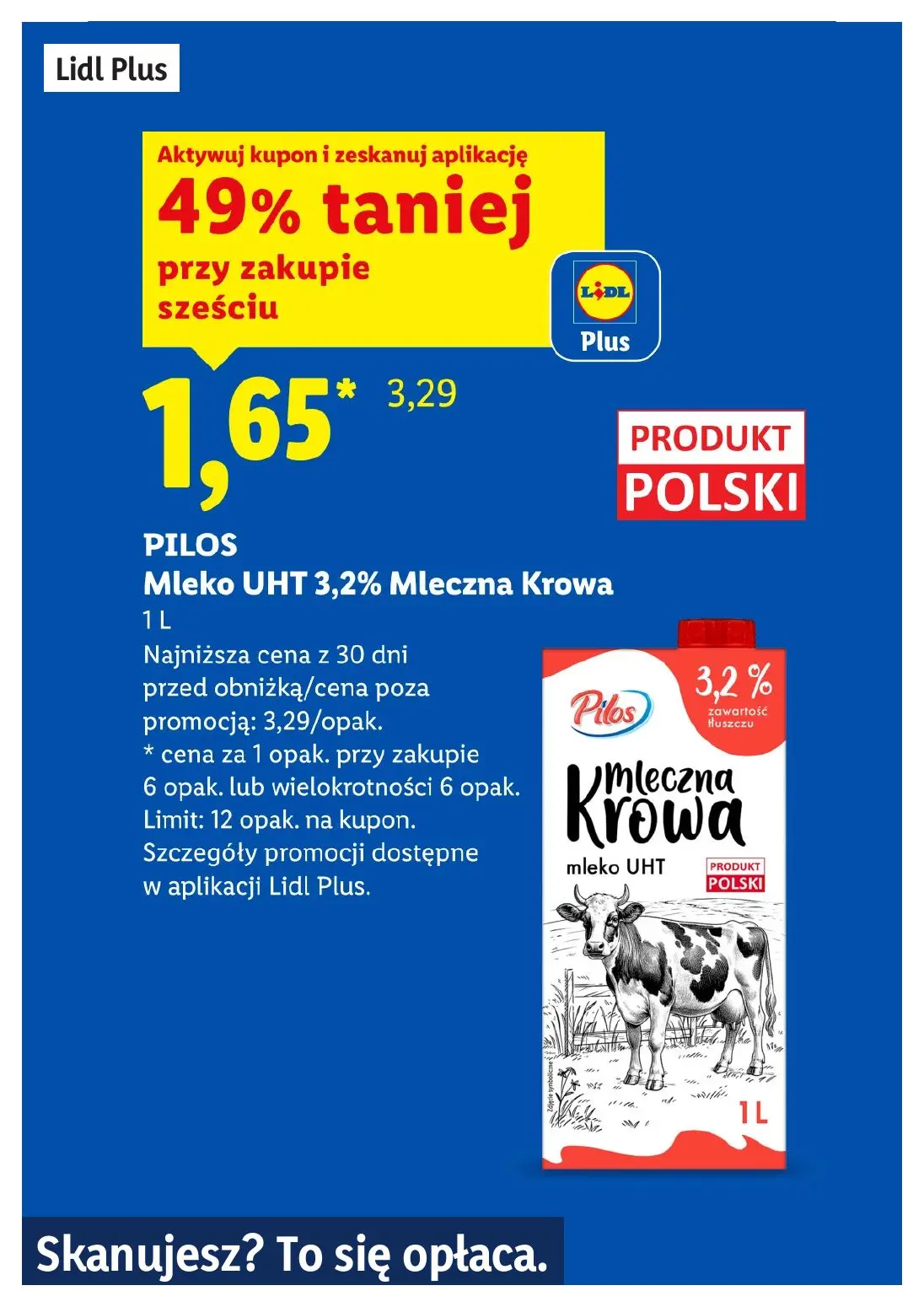 gazetka promocyjna LIDL Lidl plus. Skanujesz - To się opłaca - Strona 6