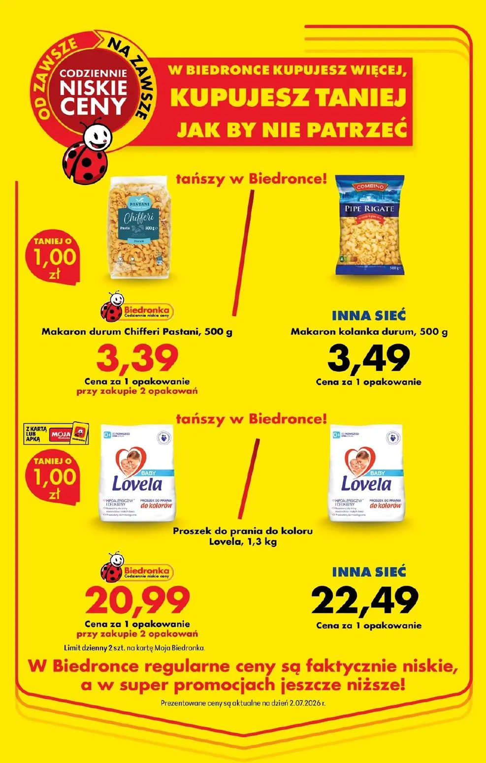 gazetka promocyjna Biedronka Kupujesz taniej - Strona 2
