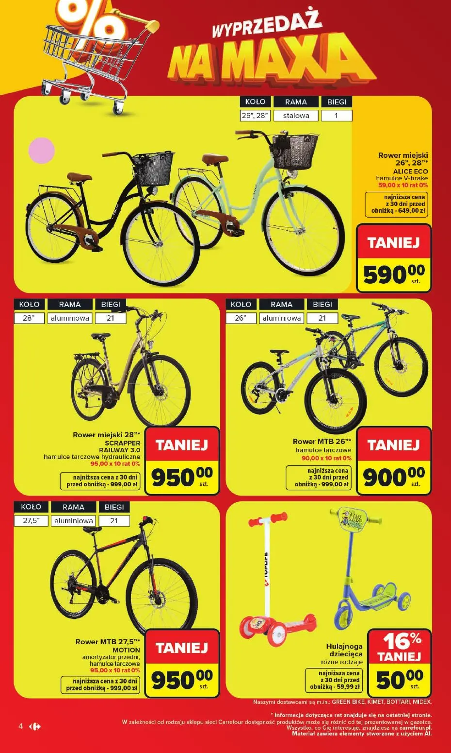 gazetka promocyjna Carrefour WYPRZEDAŻ - Strona 4