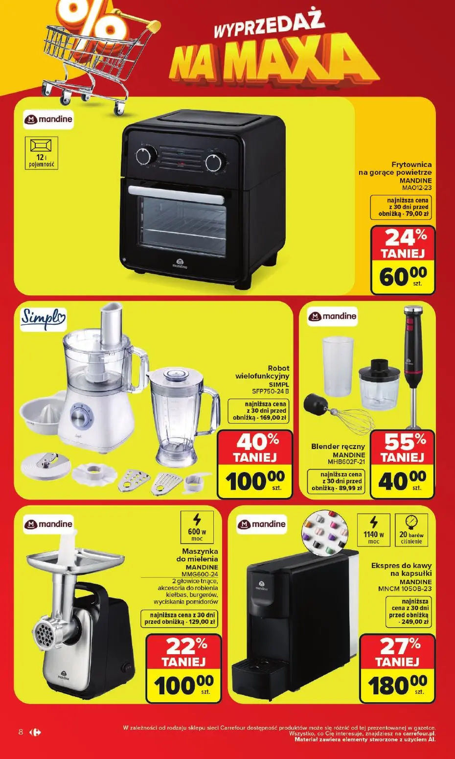 gazetka promocyjna Carrefour WYPRZEDAŻ - Strona 8