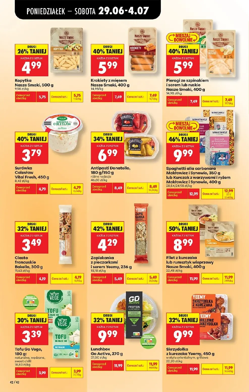 gazetka promocyjna Biedronka Od poniedziałku - Strona 52
