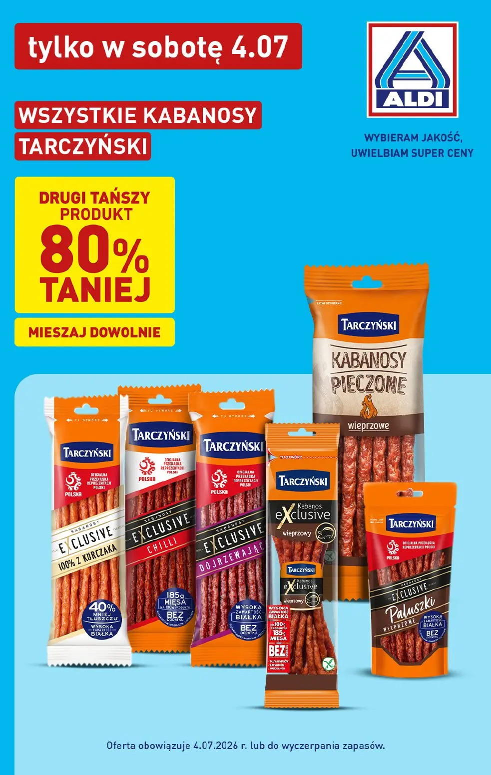 gazetka promocyjna ALDI Tylko w SOBOTĘ - Strona 2