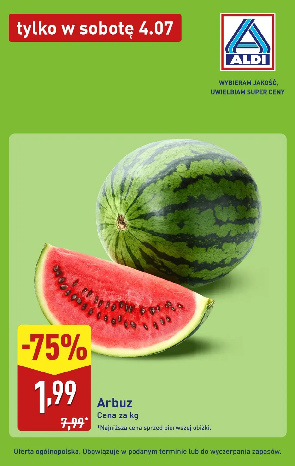 gazetka promocyjna ALDI Tylko w SOBOTĘ - Strona 6