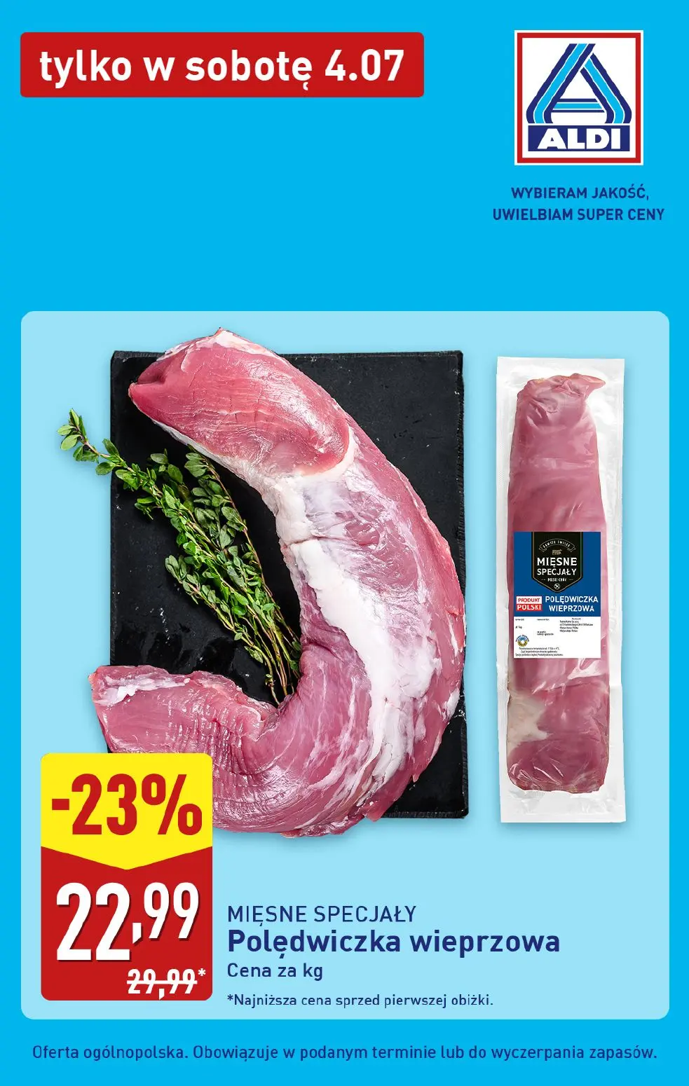gazetka promocyjna ALDI Tylko w SOBOTĘ - Strona 7