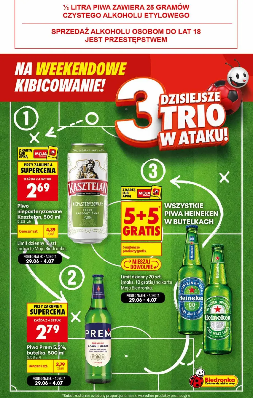 gazetka promocyjna Biedronka Weekendowe kibicowanie - Strona 2