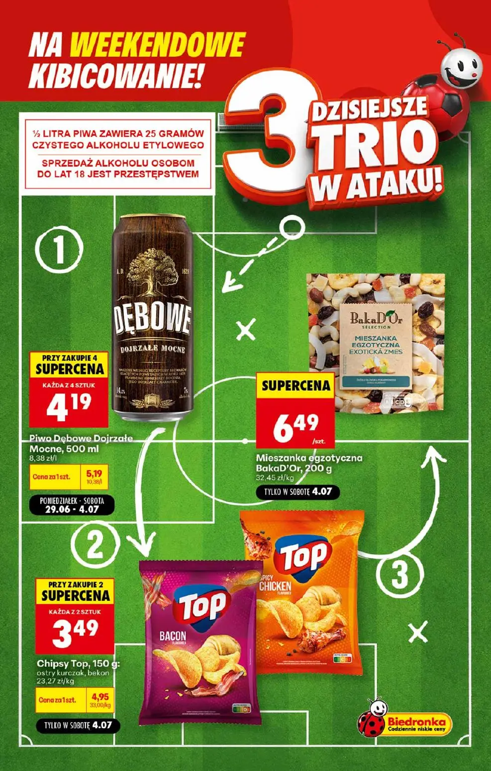 gazetka promocyjna Biedronka Weekendowe kibicowanie - Strona 4