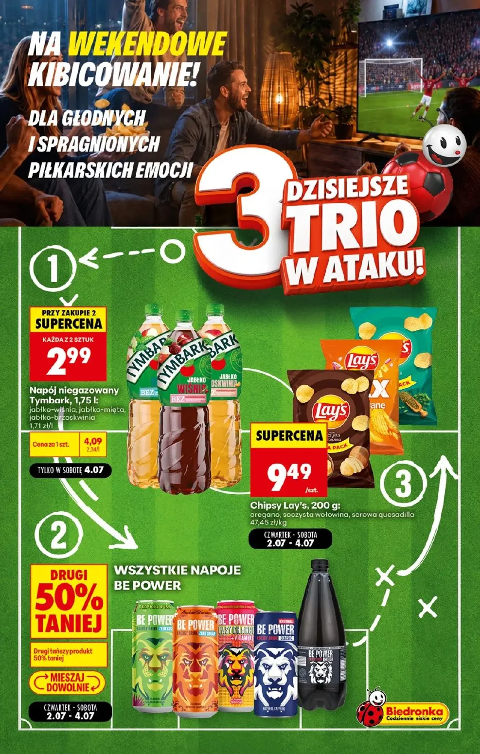 gazetka promocyjna Biedronka Weekendowe kibicowanie - Strona 2
