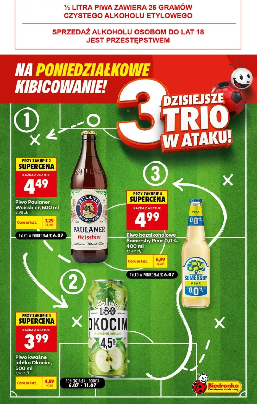 gazetka promocyjna Biedronka Poniedziałkowe kibicowanie - Strona 3