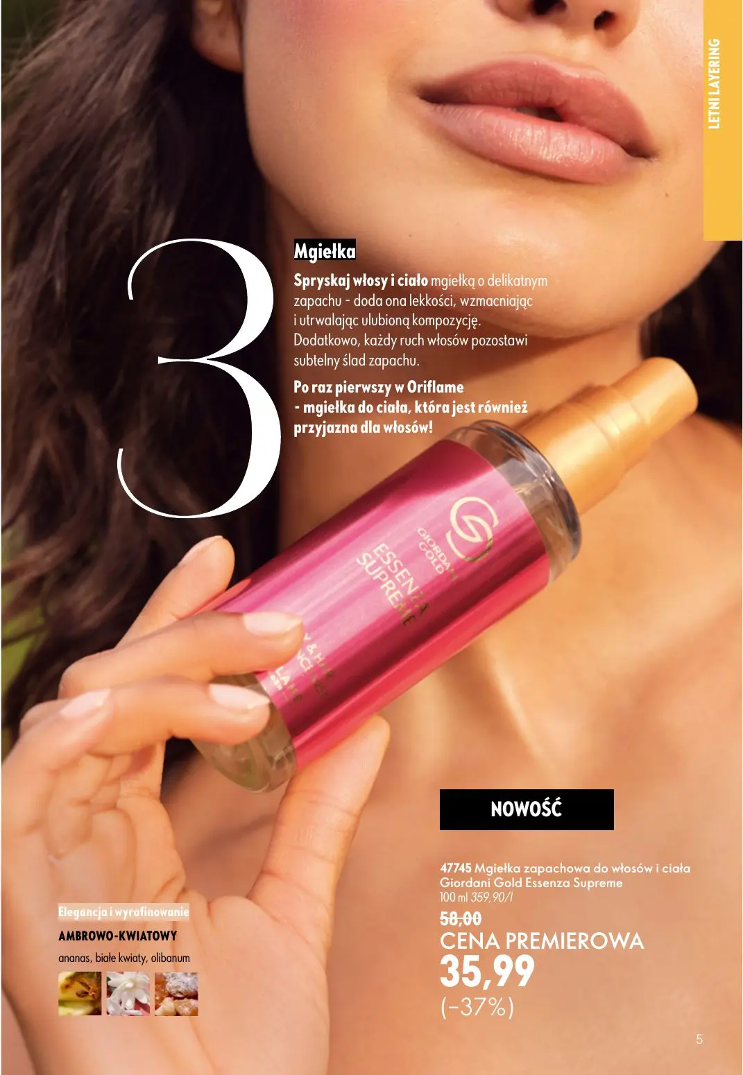 gazetka promocyjna ORIFLAME Wystarczy dodać mgiełkę! - Strona 5