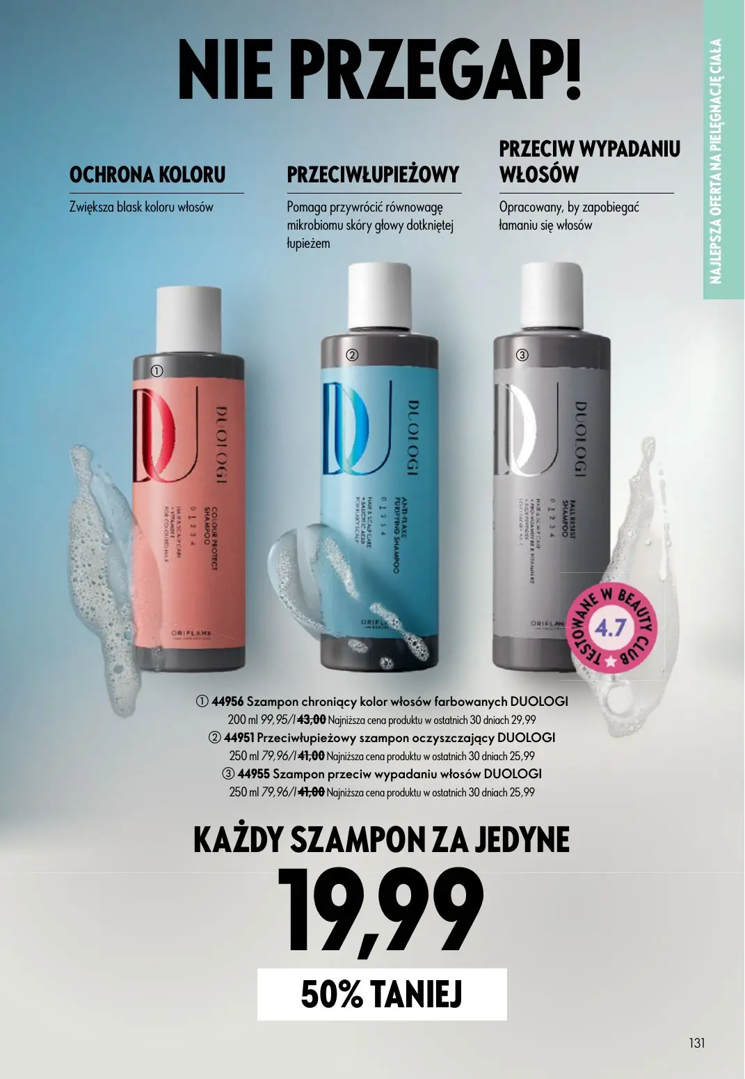 gazetka promocyjna ORIFLAME Wystarczy dodać mgiełkę! - Strona 131